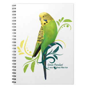 Carnet Perruche verte