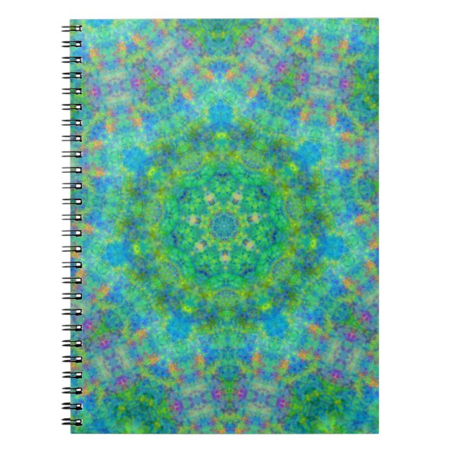 Carnet persan de conception de couverture de vert (Devant)