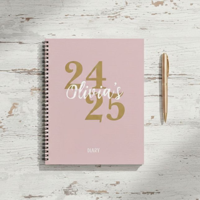 Carnet Personalized Academic Diary 2024-2025 (Créateur téléchargé)