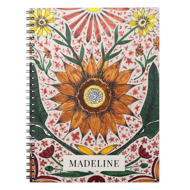 Carnet Personalized Botanical Notebook (Devant)