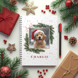 Carnet Personalized Christmas Pet Photo – Holiday 