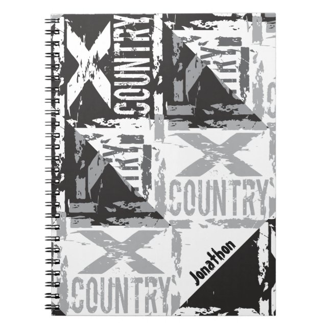 Carnet personalized cross country (Devant)