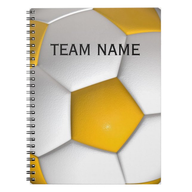 Carnet Personalized Custom Football (Devant)
