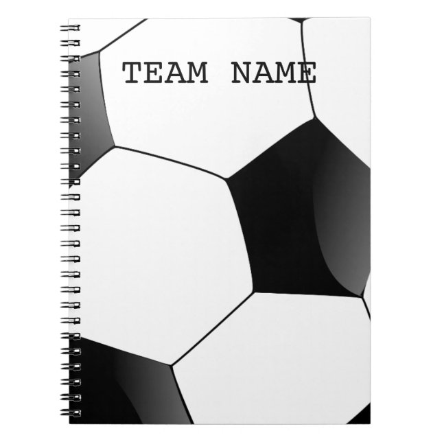 Carnet Personalized Custom Football (Devant)