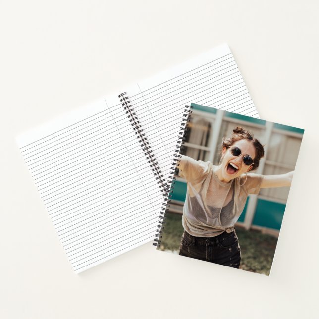 Carnet Personalized Custom Photo Spiral Notebook (Intérieur)
