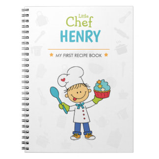 Carnet Personalized Kids Recipe Notebook