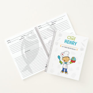 Carnet Personalized Kids Recipe Notebook