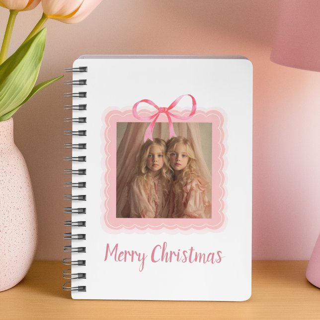 Carnet Personalized Merry Christmas Family Photo Notebook (Créateur téléchargé)