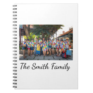Carnet Personalized Modern Simple Reunion Photo