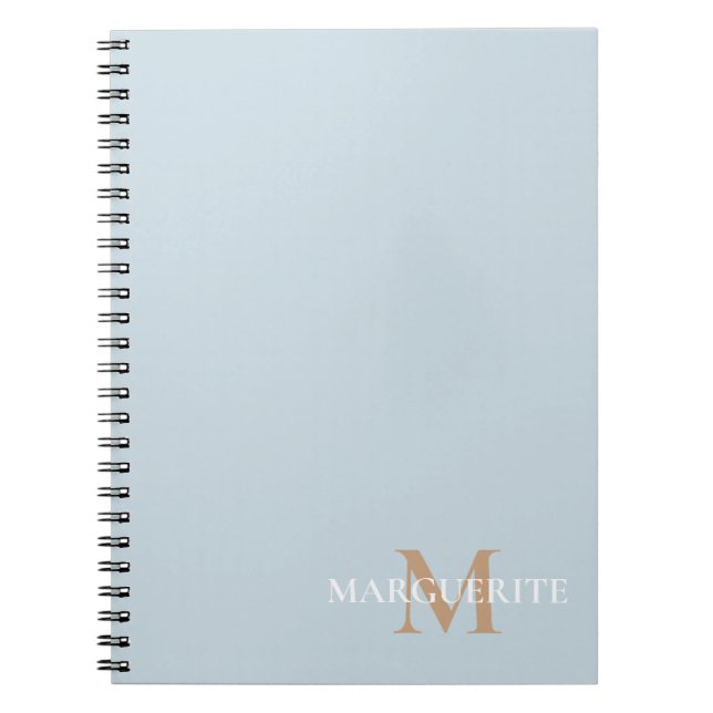 Carnet Personalized Name Monogram (Devant)