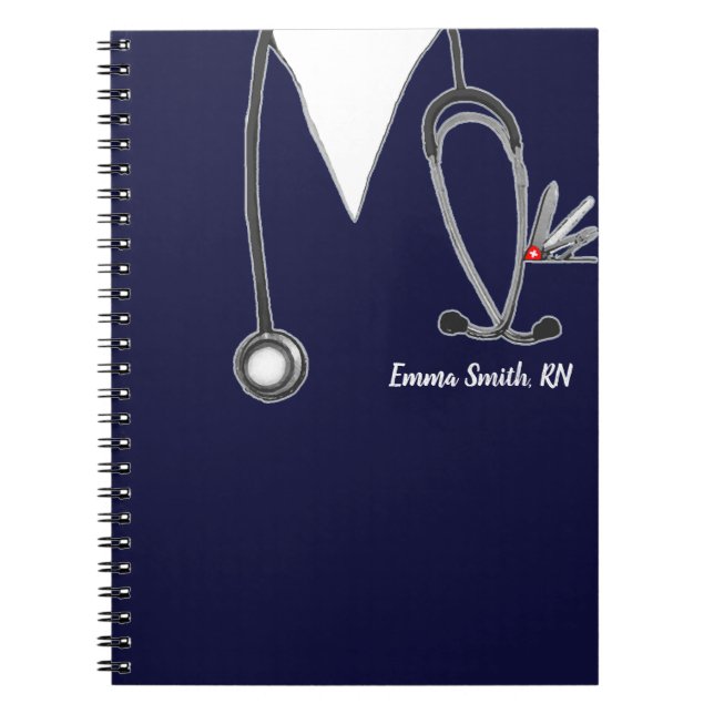 Carnet Personalized Nurse Gift Ideas (Devant)