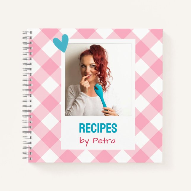 Carnet Personalized Recipe Notebook (Devant)