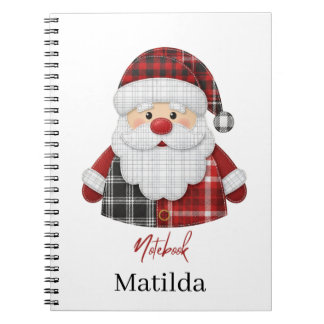 Carnet Personalized Santa notebook 