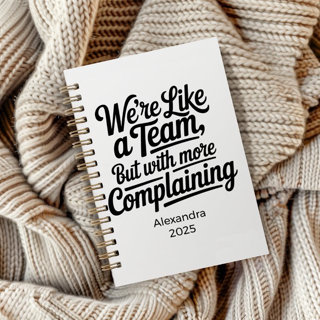 Carnet Personalized Sarcastic Coworker Gift (Créateur téléchargé)