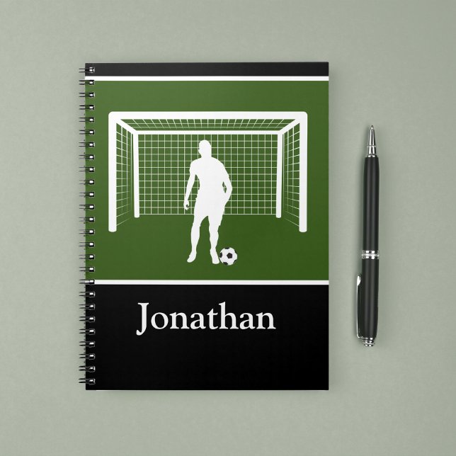 Carnet Personalized Soccer Player Coach Goalie Athletic (Créateur téléchargé)