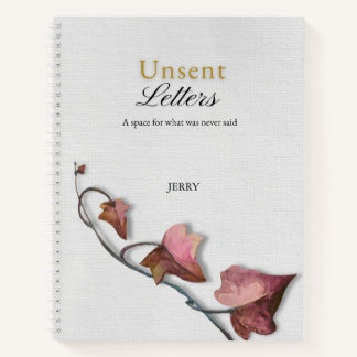 Carnet Personalized Soft Watercolor Botanical Design