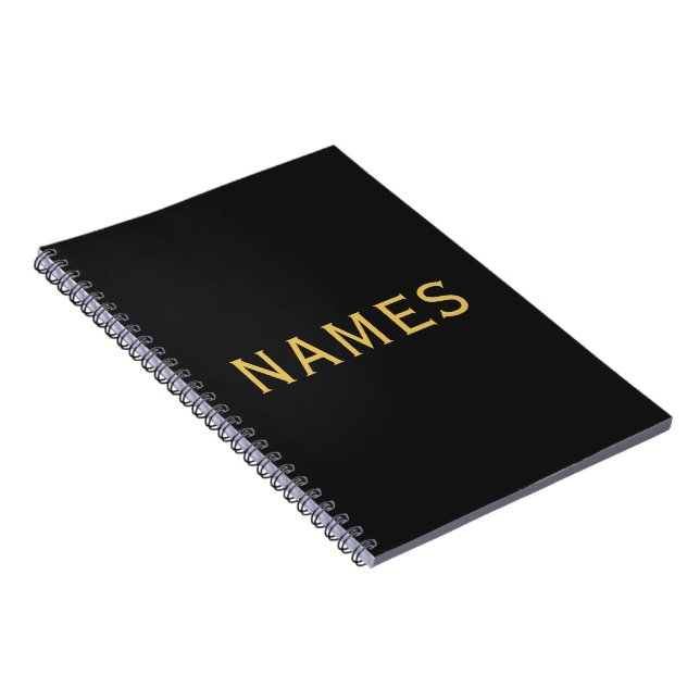 Carnet Personalized With Last Name or Nickname on Them (Côté Droit)