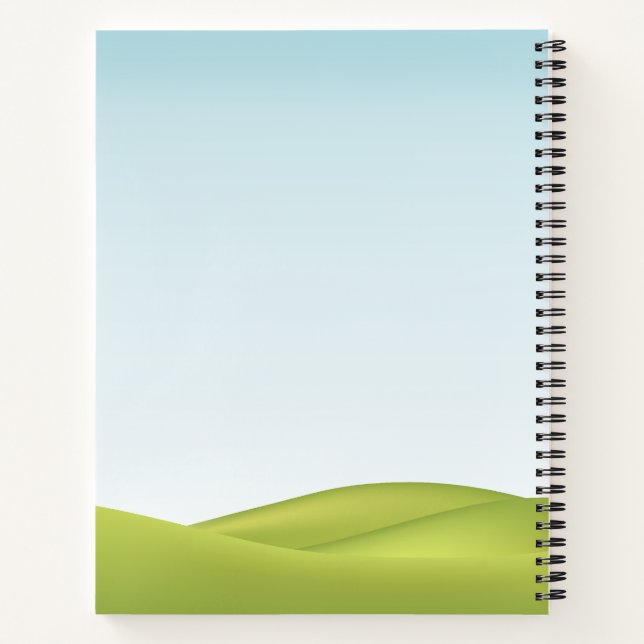 Carnet Personnage Étoile Joyeuse Avec Cœur (Dos)