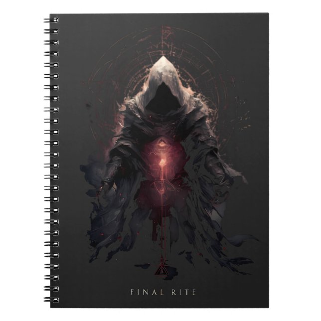 Carnet Personnage Occulte Art Sombre (Devant)
