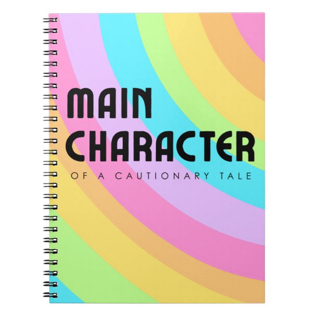 Carnet Personnage principal Arc-en-ciel (Devant)