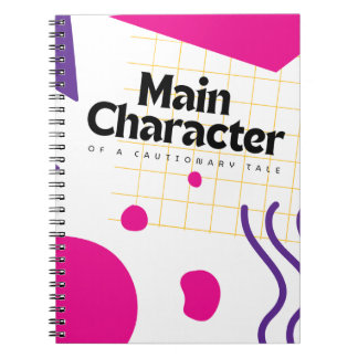 Carnet Personnage Principal Rose Violet