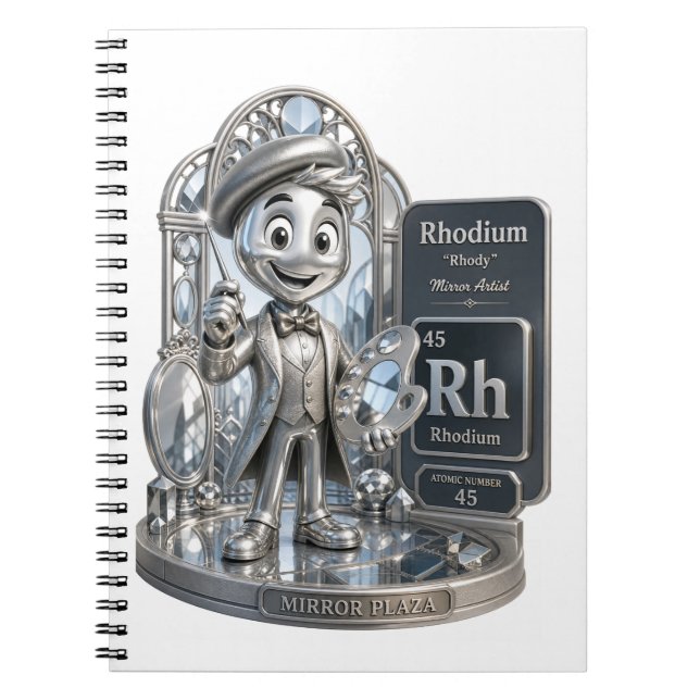 Carnet Personnage Rhodium de l'ATOMIVRA™ (Devant)