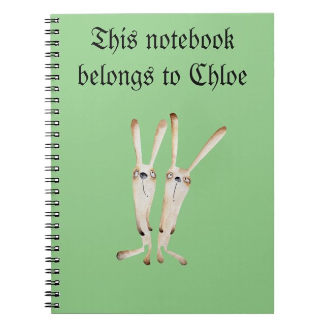 Carnet personnalisable (Devant)