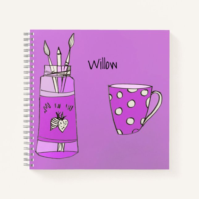 Carnet personnalisable Arty Notebook 2 (Devant)