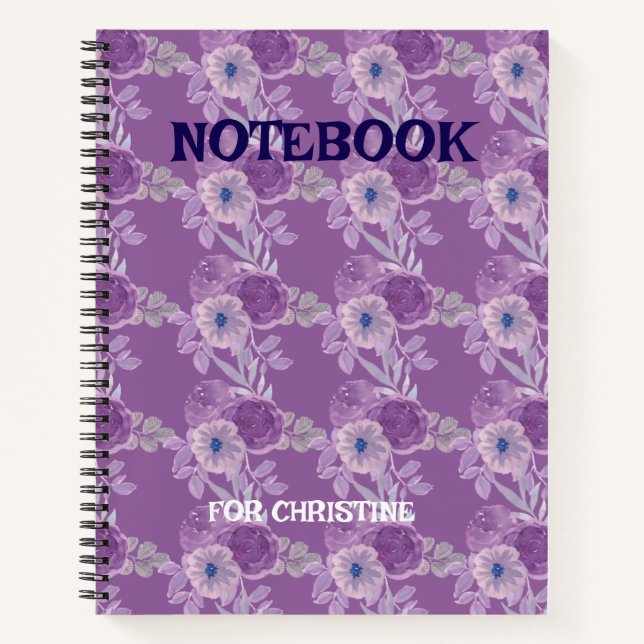 Carnet personnalisable | Design et fonctionnel (Devant)