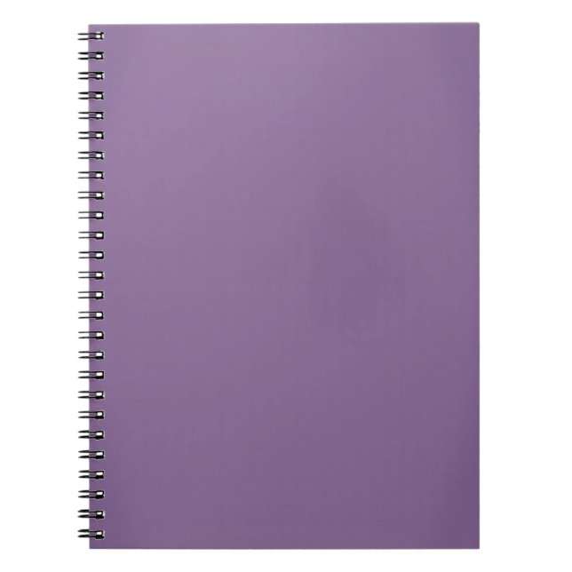 Carnet Personnalisable pourpre de lavande moderne (Devant)