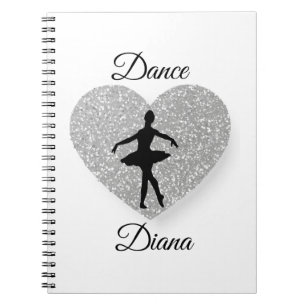 Carnet personnalisation Nom de danseur, Dance Coeur Étinc