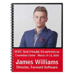 Carnet personnalisé à reliure spirale pour séminai