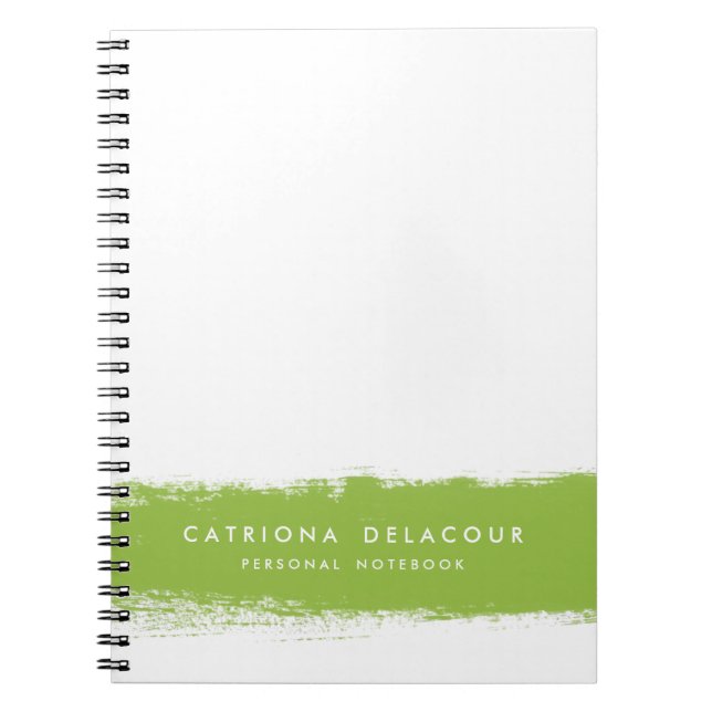 Carnet personnalisé Abstrait à l'aquarelle (Devant)