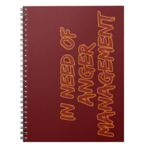 Carnet personnalisé Anger Management