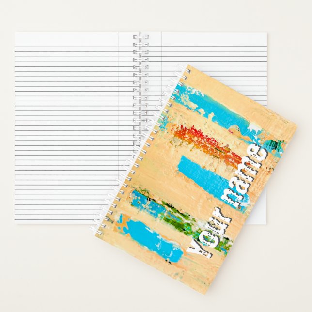 Carnet personnalisé avec art original (À l'intérieur)