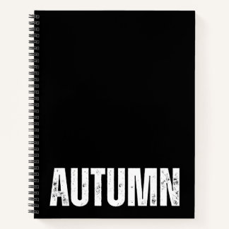 Carnet personnalisé avec automne