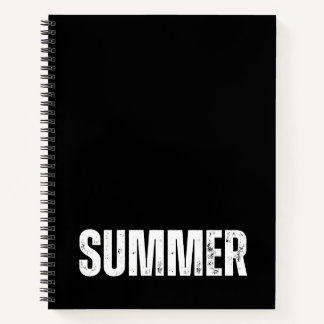 Carnet personnalisé avec été