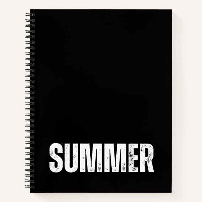 Carnet personnalisé avec été (Devant)