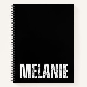 Carnet personnalisé avec Melanie