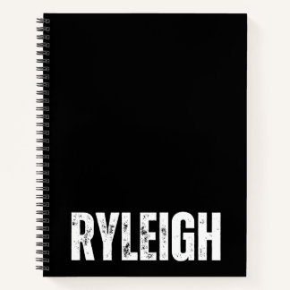 Carnet personnalisé avec Ryleigh