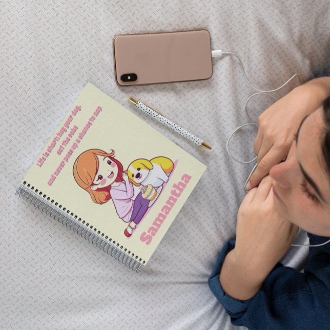 Carnet Personnalisé Chien Chien Puppy cadeau amant (Créateur téléchargé)