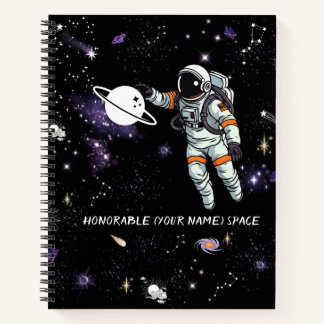 Carnet Personnalisé Cool moderne étoiles motif ciel lune