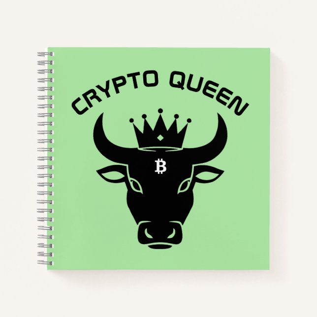 Carnet Personnalisé Crypto Queen (Devant)