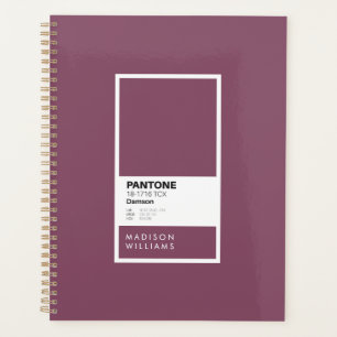 Carnet personnalisé Damson violet Nom personnali