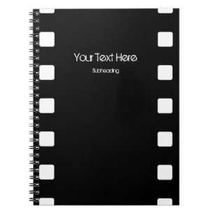 Carnet personnalisé de bande de film
