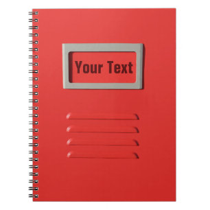 Carnet personnalisé de l'armoire de fichier