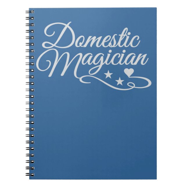 Carnet personnalisé de Magicien domestique (Devant)