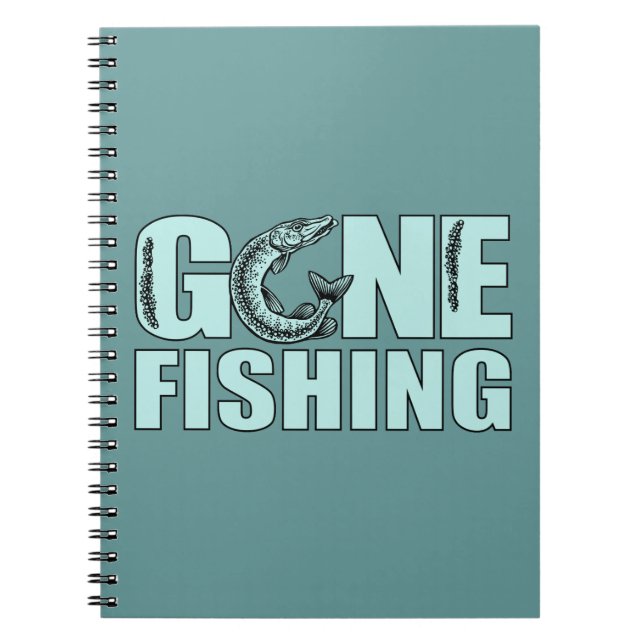 Carnet PERSONNALISÉ DE PÊCHE (Devant)