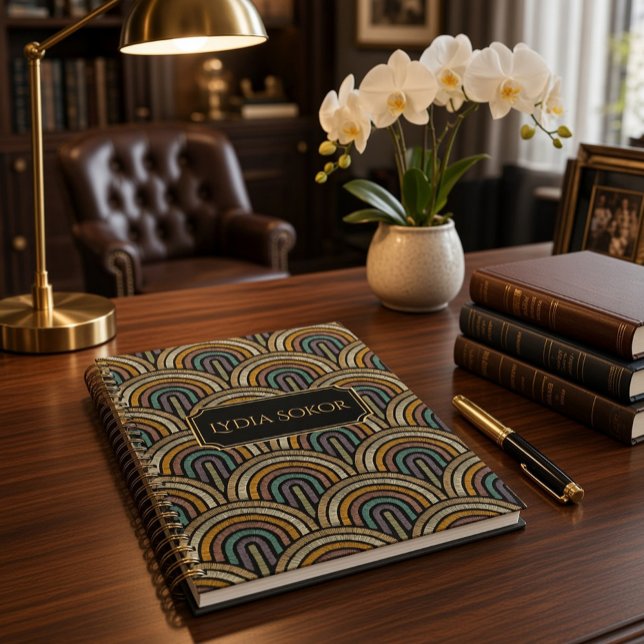 Carnet personnalisé de style brodé (Créateur téléchargé)