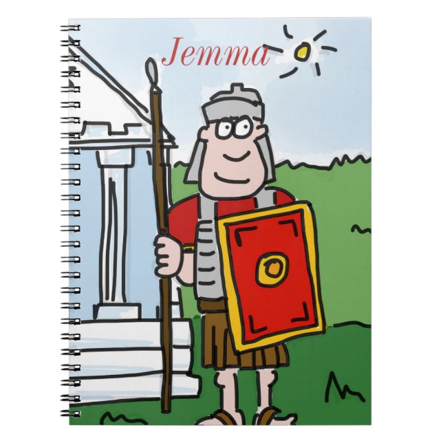 Carnet personnalisé d'histoire de "Romains" (Devant)
